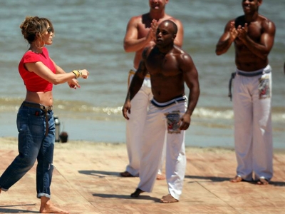 Jennifer L&oacute;pez en Montevideo: d&iacute;a de bailes, m&uacute;sica y carreras