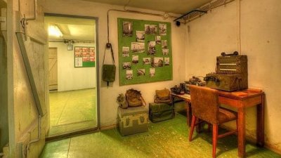 El refugio bajo el hotel Jalta, en Praga, se construyó para ser el cuartel general de los líderes comunistas. Ahora se puede visitar-