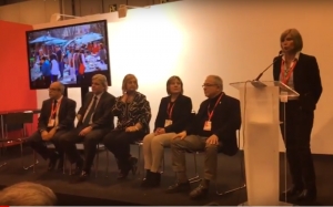 Conferencia en stand de Uruguay FITUR 2018