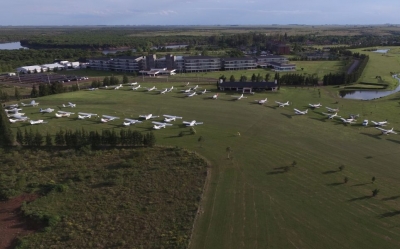 70 avionetas y 20 helicópteros llegaron a Altos del Arapey