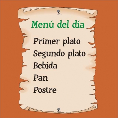 Men&uacute; del D&iacute;a