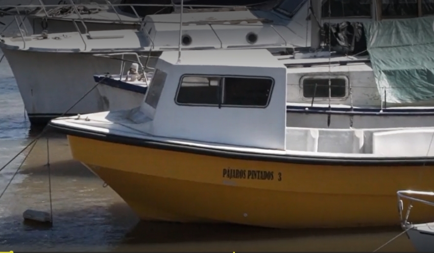 Lancha P&aacute;jaros Pintados III (en Paysand&uacute;): era usada y constru&iacute;da en Argentina