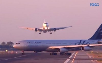 Un piloto logr&oacute; evitar un choque entre dos aviones