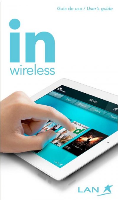 LAN realiza primera prueba de entretenimiento a bordo inal&aacute;mbrico