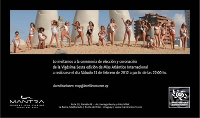 Miss Atl&aacute;ntico Internacional en el Mantra