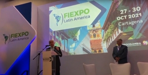 Una apertura de feria FIEXPO 2021 con Sergio Baritussio allí #ElPDAenFIEXPO2021