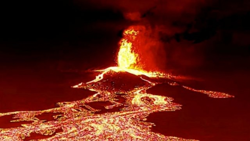 La erupci&oacute;n del volc&aacute;n Cumbre Vieja de la Palma reci&eacute;n empieza