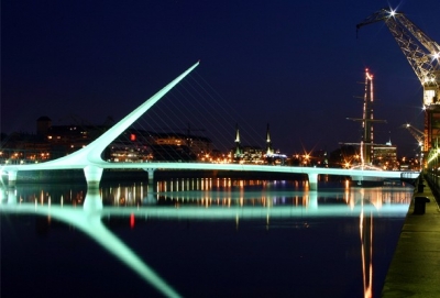 Puerto Madero, sede del nuevo hotel de s&uacute;per lujo.