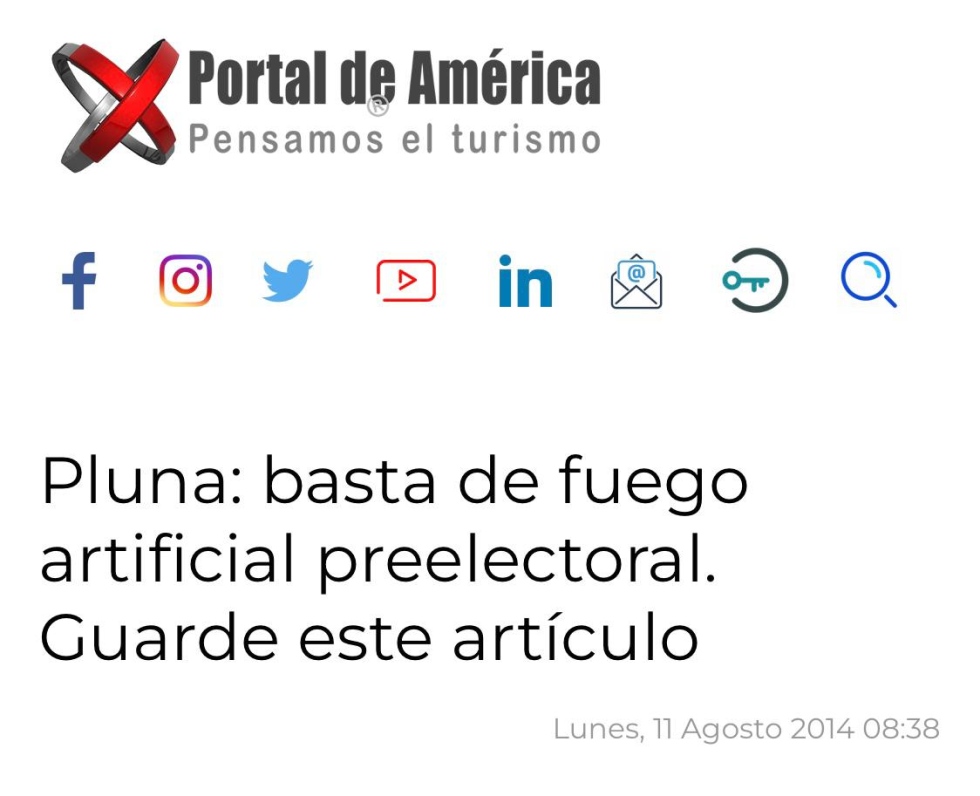 Cierre de Pluna: el 11 de agosto de 2014 dijimos: "Guarde este art&iacute;culo". Si no lo hizo, aqu&iacute; est&aacute;
