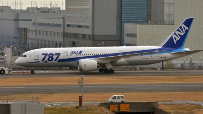 Aerol&iacute;neas japonesas suspenden uso de flota Boeing 787 Dreamliner