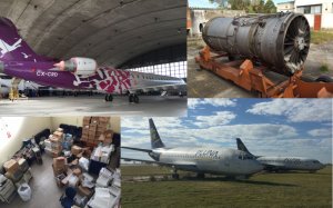 Los 7 malditos vuelan con un s&oacute;lo juego de motores