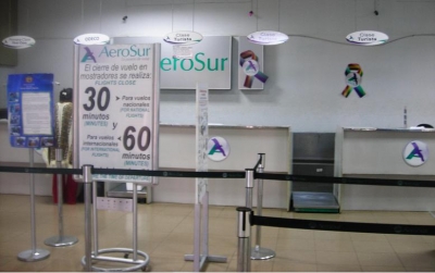 Aerosur: l&iacute;nea a&eacute;rea boliviana en la incertidumbre