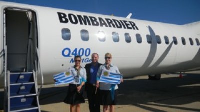 Bombardier Q400 Next Gen en Montevideo