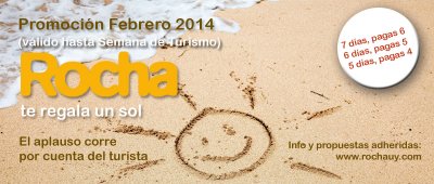 Rocha lanza refuerzo promocional &quot;Rocha te regala un sol&quot;
