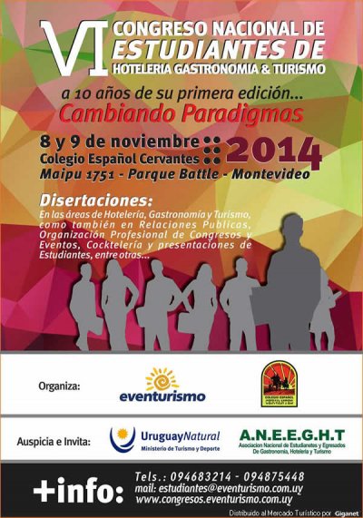 VI Congreso Nacional de estudiantes de hoteler&iacute;a, gastronom&iacute;a y turismo