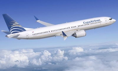 Copa Airlines recibe primer Boeing 737 MAX 9, uno de los aviones m&aacute;s modernos