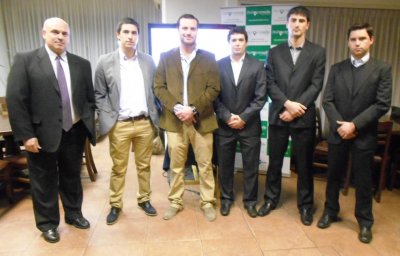 Pablos Augoustis (representante en Brasil), Ricardo Rizzo, Juan Balsa, Agust&iacute;n Pazos, An&iacute;bal Banchero, Sebasti&aacute;n Dehl.