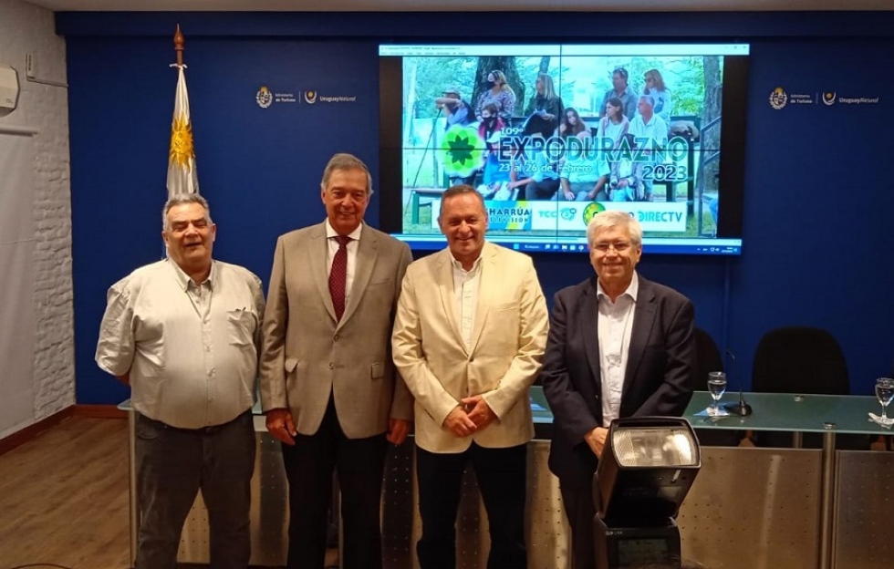 Carmelo Vidalin, Fernando Mattos, Alvaro Delgado y Tabar&eacute; Viera.