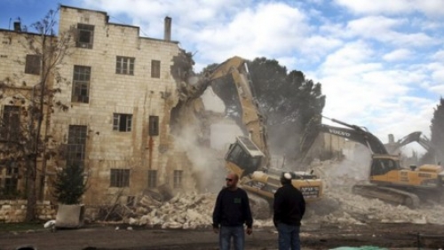 La demolici&oacute;n de un hotel en Jerusal&eacute;n recalent&oacute; Medio Oriente