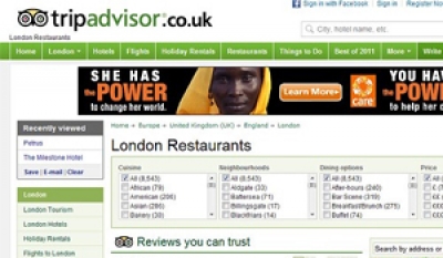 TripAdvisor retira su eslogan &ldquo;cr&iacute;ticas en las que puedes confiar&rdquo;