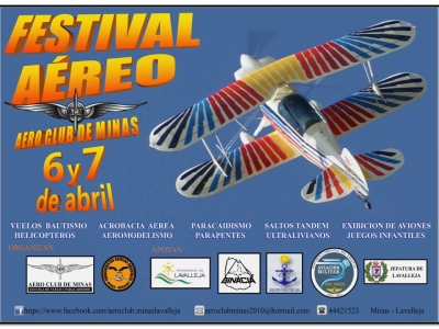 Festival A&eacute;reo en Minas el 6 y 7 de abril