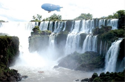 N7W sobrevolar&aacute; las Cataratas del Iguaz&uacute; con un dirigible