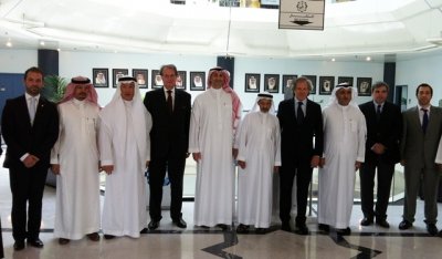 Imagen de la visita realizada el a&ntilde;o pasado por el entonces Canciller Luis Almagro acompa&ntilde;ado en la oportunidad por el Doctor Carlos A. Mora, Embajador de Uruguay en Arabia Saudita