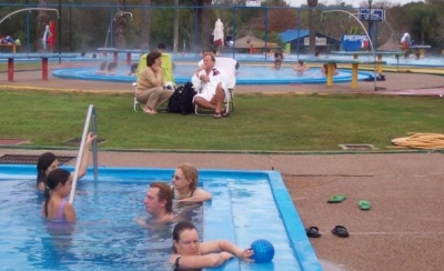 Hay pocos uruguayos en las termas; esperan por argentinos