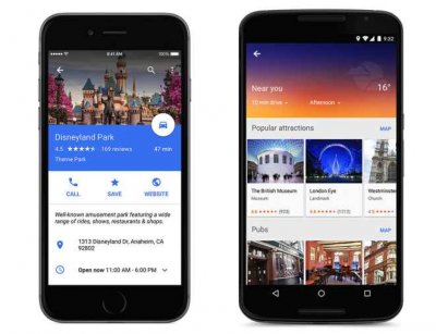 Google Maps para Android incluye como APK una gu&iacute;a para viajeros