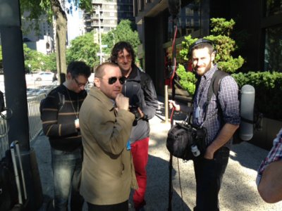 Equipo de Kusturika ya est&aacute; filmando al presidente Mujica