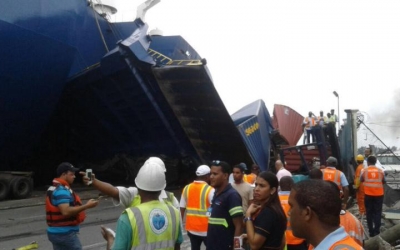 Choque de ferry en el Caribe, sin v&iacute;ctimas
