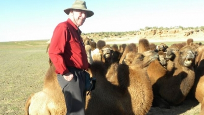 Terry Wharton ha viajado a más de 300 destinos, entre ellos, Mongolia.