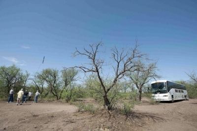 Recorrido tur&iacute;stico por la ruta de los 'espaldas mojadas' 