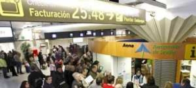Por cierre del espacio a&eacute;reo de diciembre reclaman a AENA