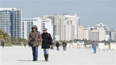 Intenso fr&iacute;o llega al sur de la Florida  