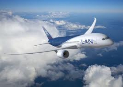 Aumenta el tr&aacute;fico a&eacute;reo de pasajeros de LAN Airlines en marzo 2012