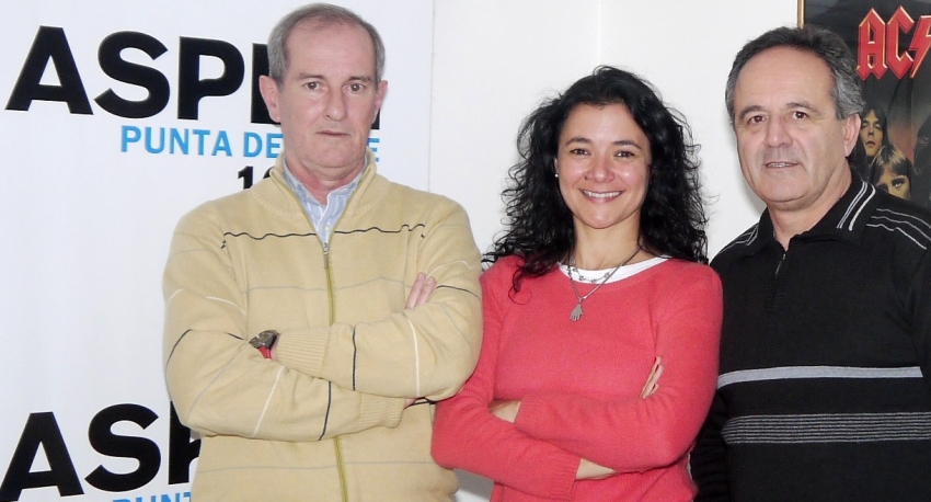 Ricardo Almada, Karina Olivera y Jorge M&eacute;ndez.