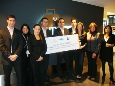 Fundaci&oacute;n Ces&aacute;reo Berisso apoyada por Duty Free Uruguay y el  Aeropuerto de Carrasco