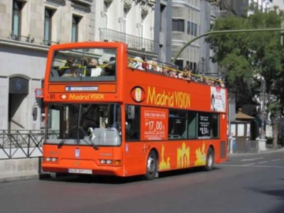 Los autobuses tur&iacute;sticos de Madrid podr&iacute;an volver a circular en junio