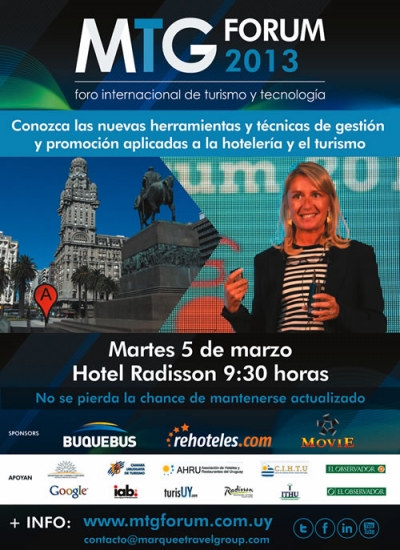 Marquee Travel Group organiza 1&ordm; Foro de Turismo y Tecnolog&iacute;a en Uruguay