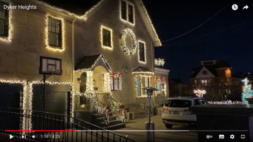 Luces de Navidad en Dyker Heights #NavidadEnNYCxPDA