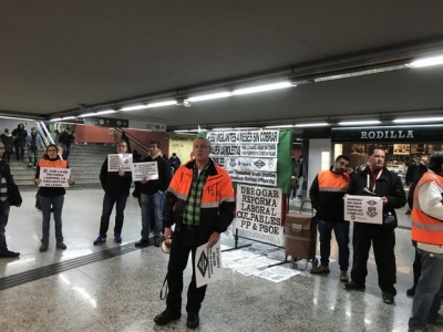 Madrid: Metro; FITUR; reencuentro, cerveza y protestas