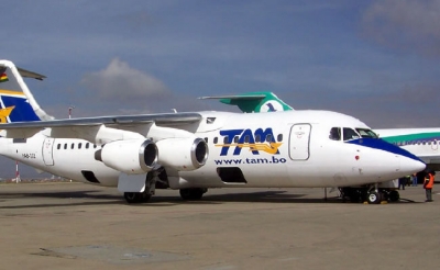 TAM Bolivia cierra 2017 con proyecto frustrado