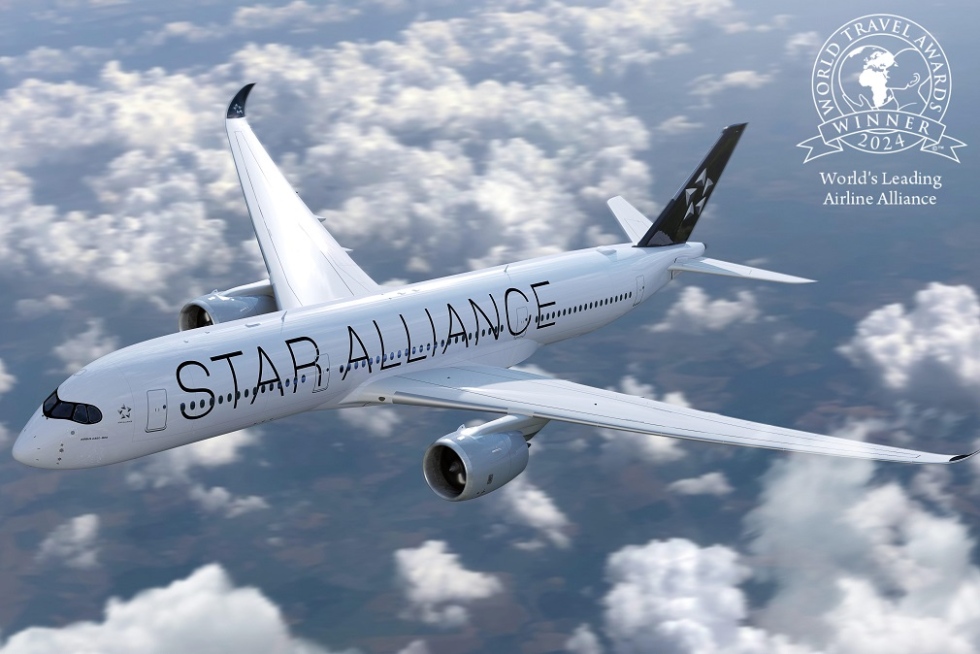 Star Alliance es la alianza de aerolíneas líder a nivel mundial en los World Travel Awards 2024