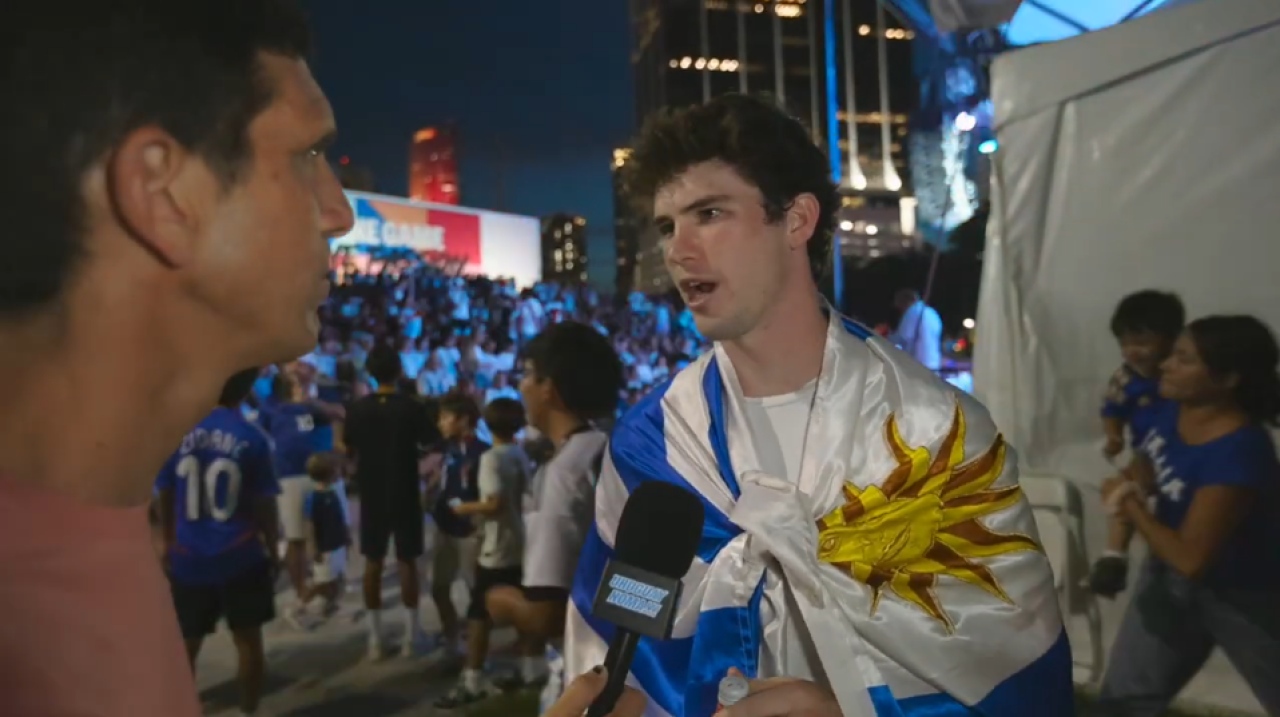 "Uruguay nom&aacute;"  en la previa del partido Argentina-Egipto