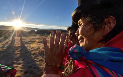 Se recibi&oacute;, con distintas ceremonias, el A&ntilde;o Nuevo andino 5.521