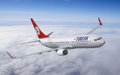 Funciones de reporte de vuelo de Turkish Airlines en iPad