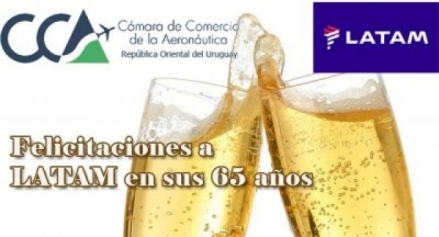 La C&aacute;mara de Comercio de la Aeron&aacute;utica felicita a LATAM