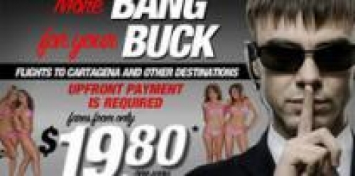 La aerol&iacute;nea estadounidense Spirit lanz&oacute; una campa&ntilde;a con cuatro mujeres en bikini y un agente.