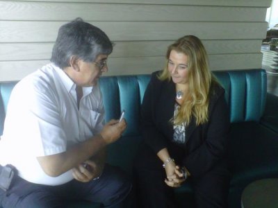 Carla Ferro en Panam&aacute;: "Me sedujo el producto"
